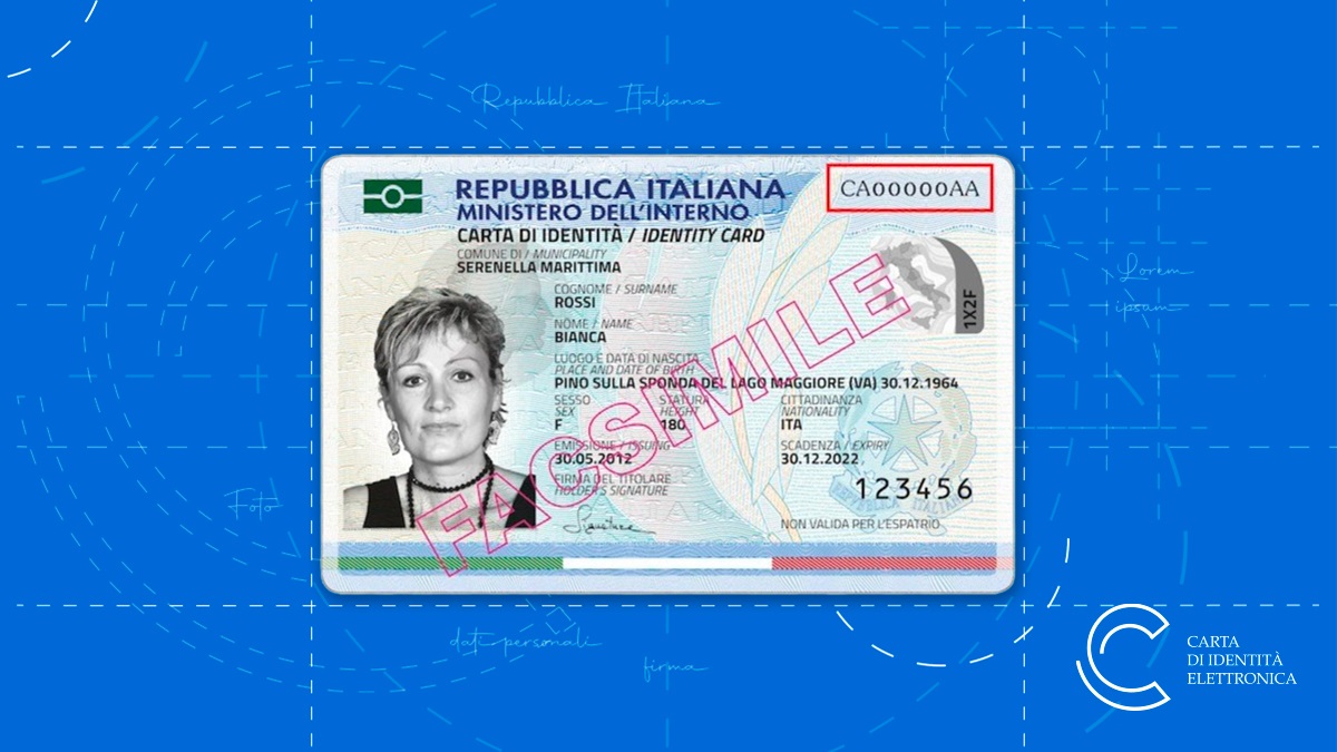 Electronic Identity Card (CIE) Image