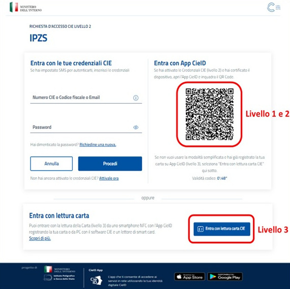 Assistenza - Carta di Identità Elettronica (CIE)