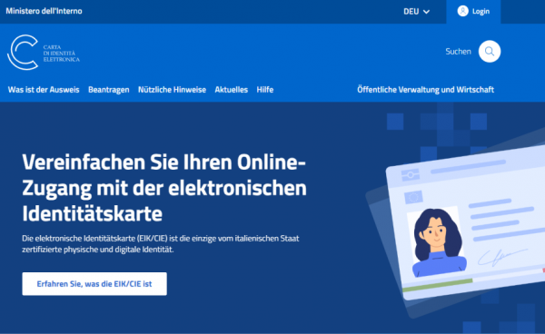 CIE-Portal jetzt auch auf Deutsch